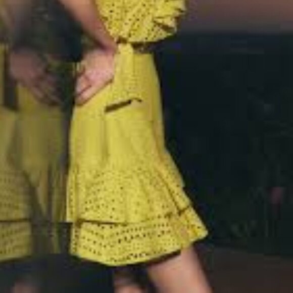 ZARA | Eyelet Ruffle Cotton Skirt | Sz. XS - Picture 3 of 9